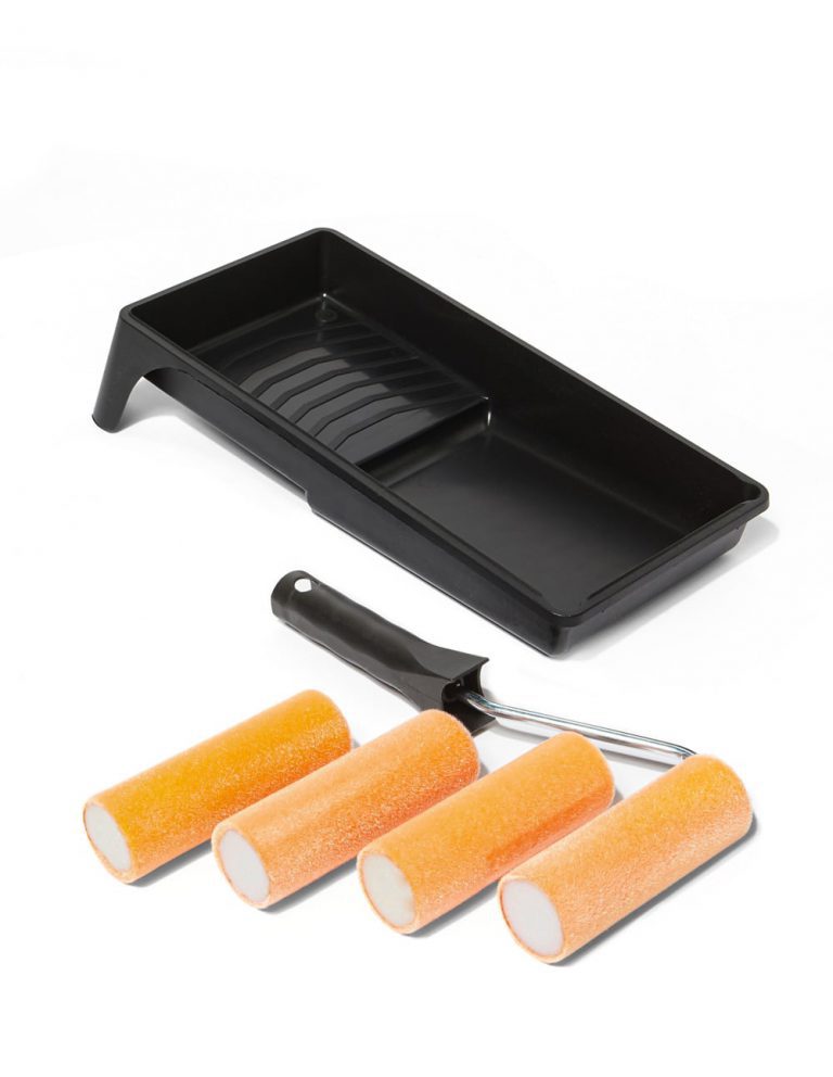 Paint Roller Set 4" Flock Roller & Tray Set Paintmaster