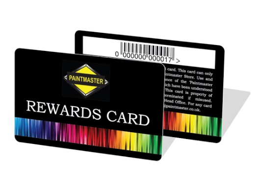 Paintmaster reward card