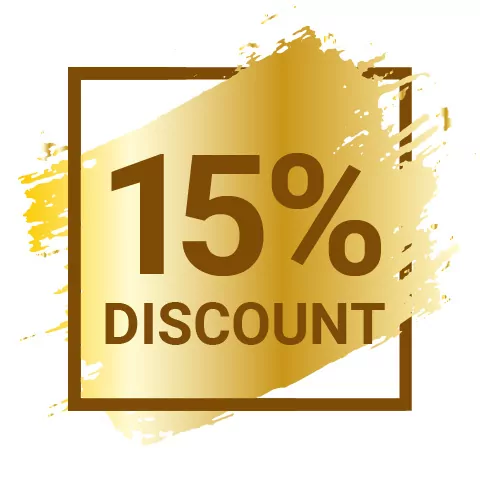 15% discount