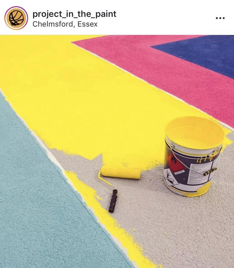 Basketball Court Painting
